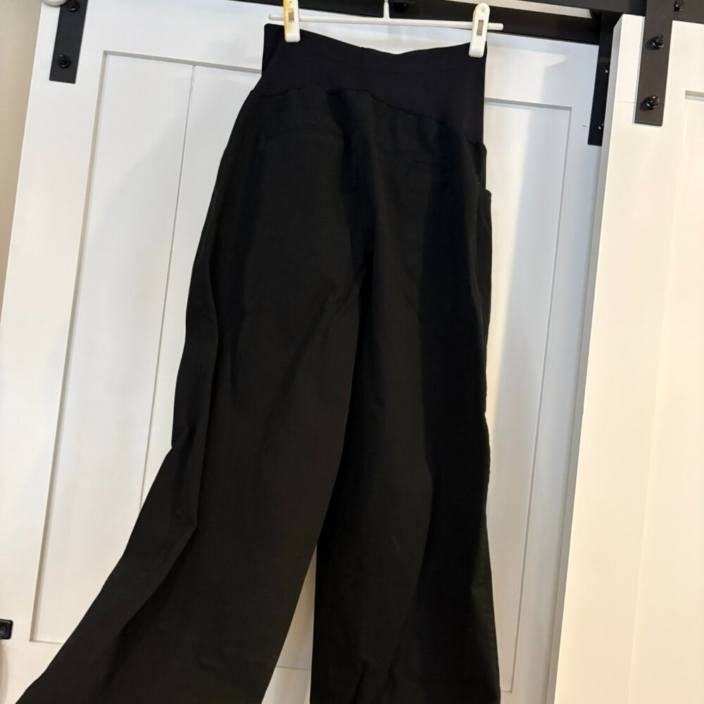 Old Navy Maternity Wide Leg Black Pants, Size LG
